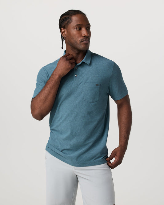 Men Vuori Ace Polo Men's Pond Performance Polo Shirt