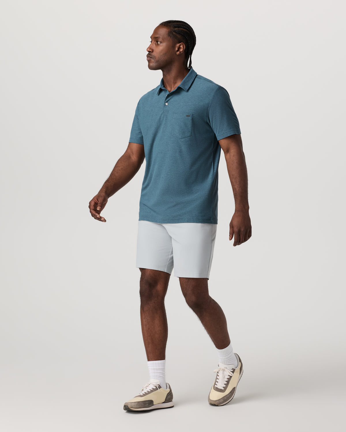Men Vuori Ace Polo Men's Pond Performance Polo Shirt