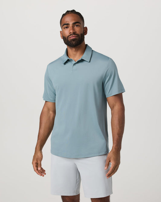 Men Vuori Short Sleeve Viewpoint Polo 2.0 Men's Mist Polo Shirt