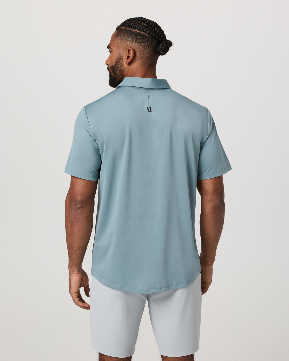 Men Vuori Short Sleeve Viewpoint Polo 2.0 Men's Mist Polo Shirt