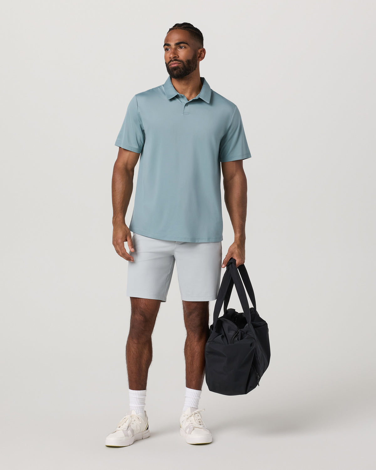 Men Vuori Short Sleeve Viewpoint Polo 2.0 Men's Mist Polo Shirt