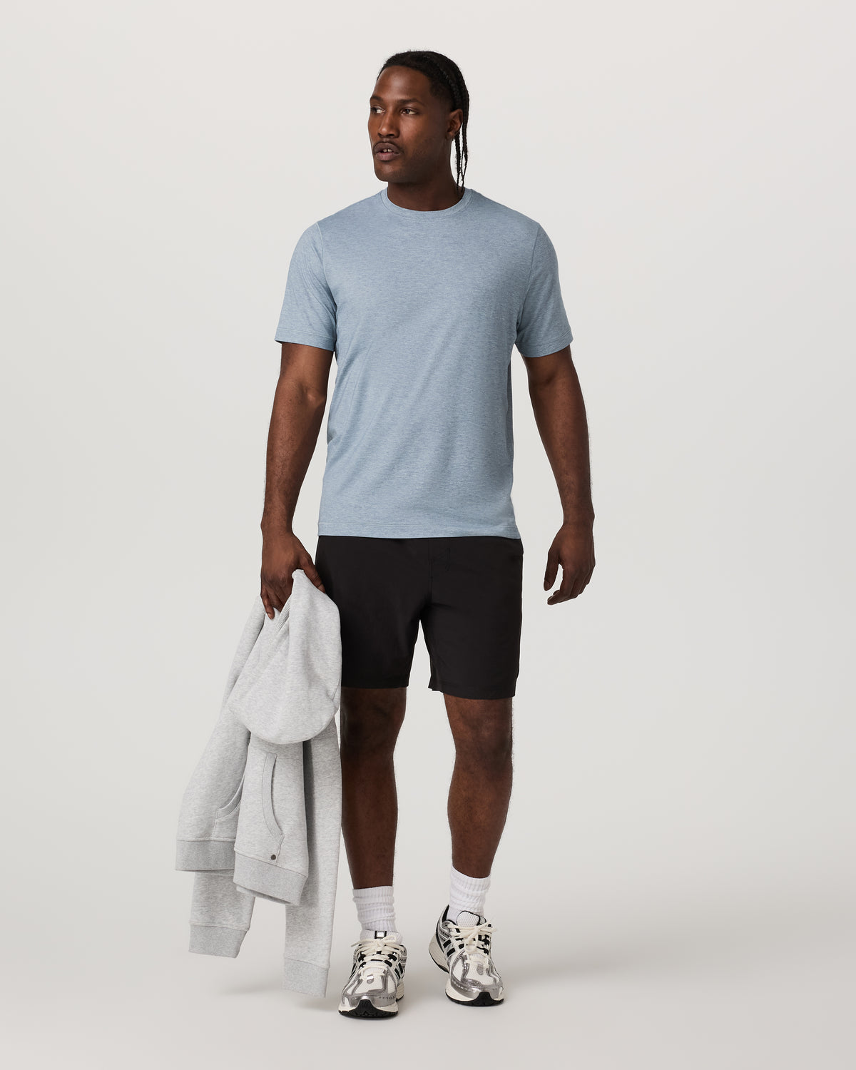 Men Vuori Short Sleeve Everyday Tee Men's Sea Glass Heather Tee