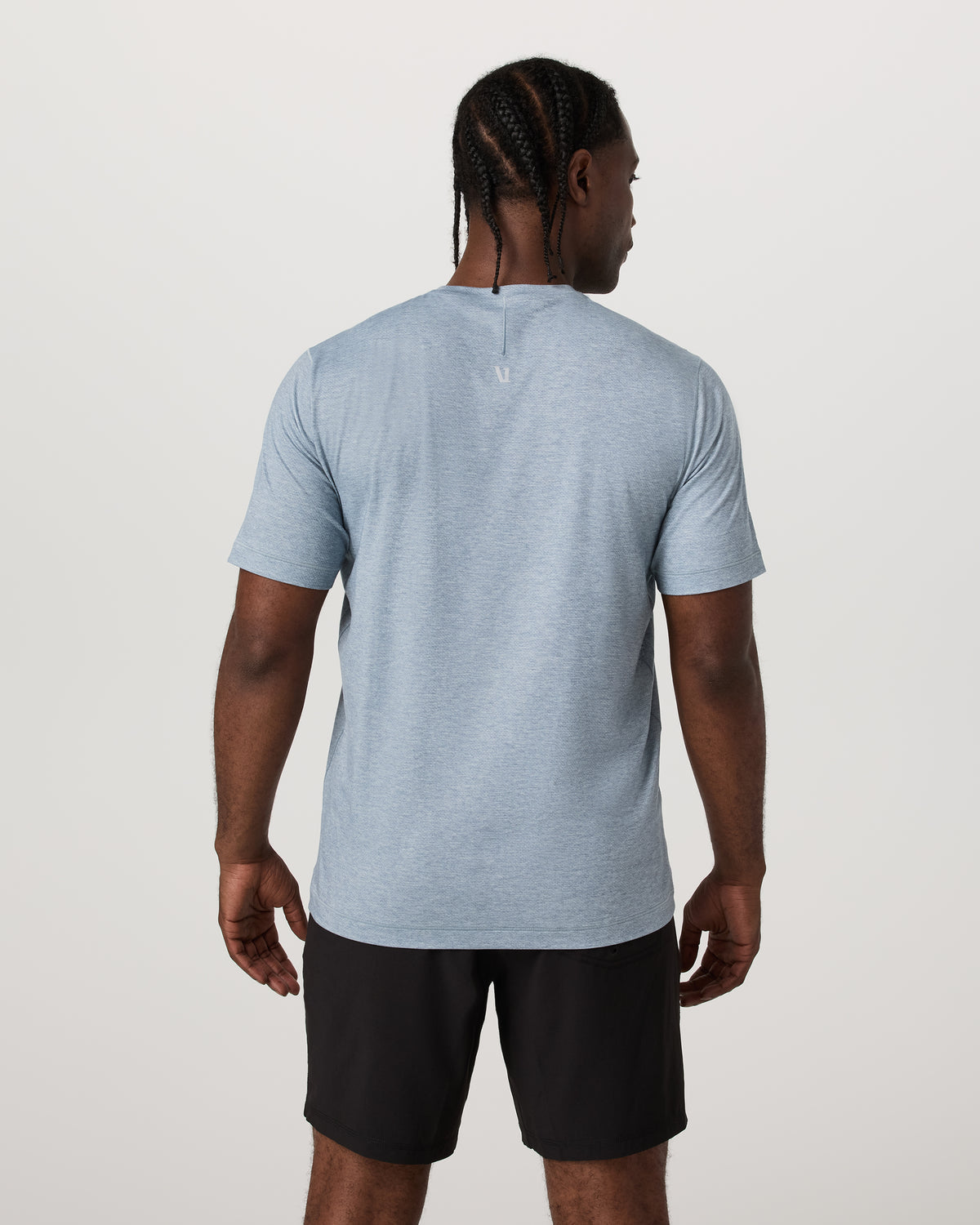 Men Vuori Short Sleeve Everyday Tee Men's Sea Glass Heather Tee