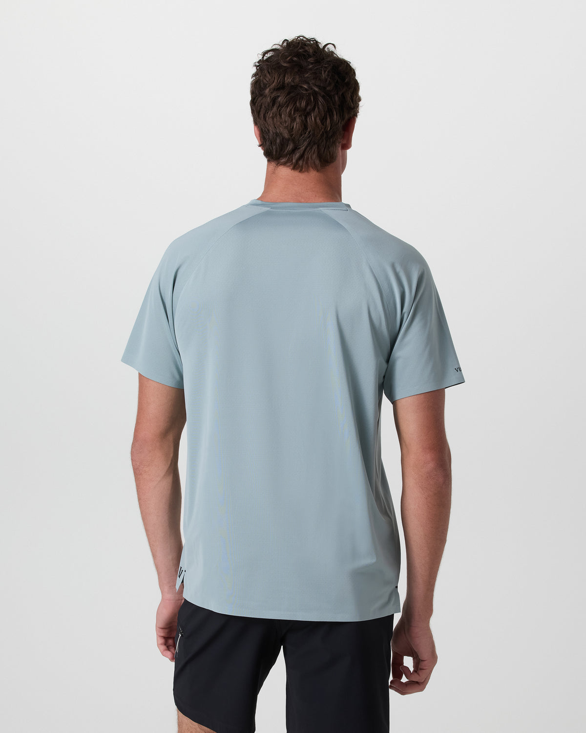 Men Vuori Short Sleeve Viewpoint Henley Mist