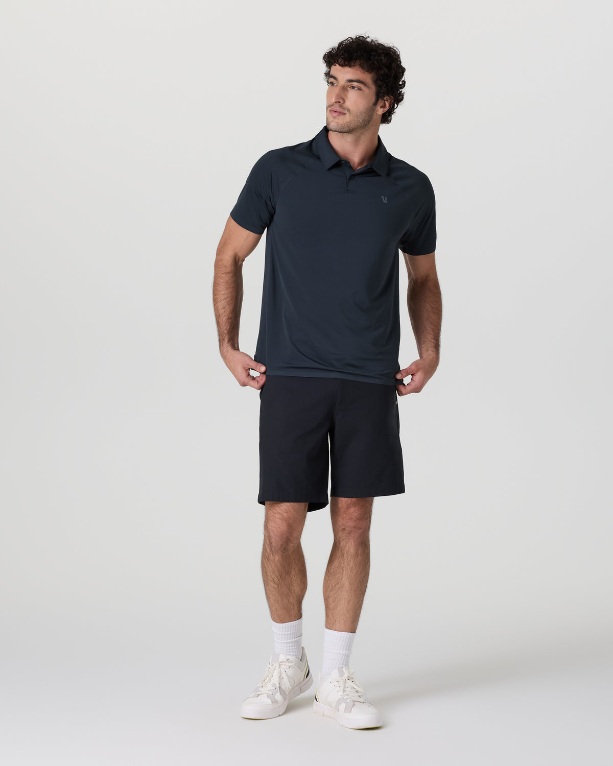 Men Vuori Short Sleeve Viewpoint Polo Navy