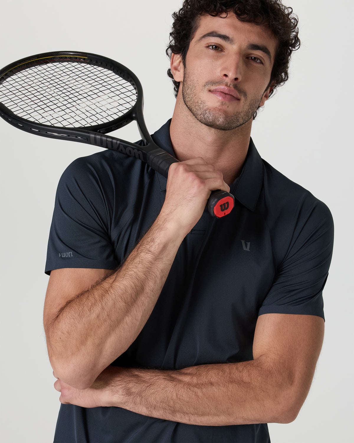 Men Vuori Short Sleeve Viewpoint Polo Navy