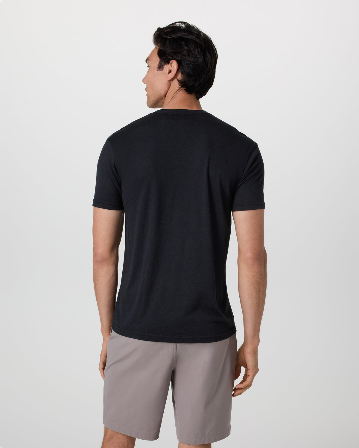 Men Vuori V1 Logo Tee Men's Black Graphic Tee