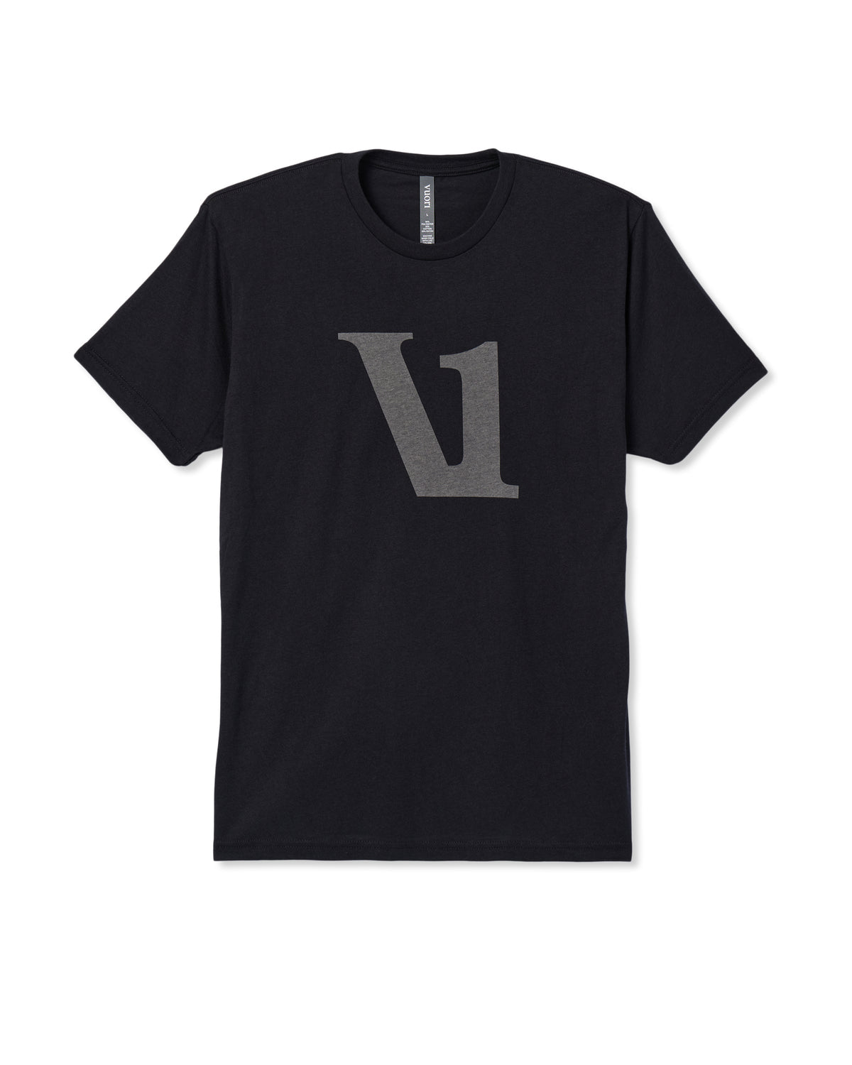 Men Vuori V1 Logo Tee Men's Black Graphic Tee