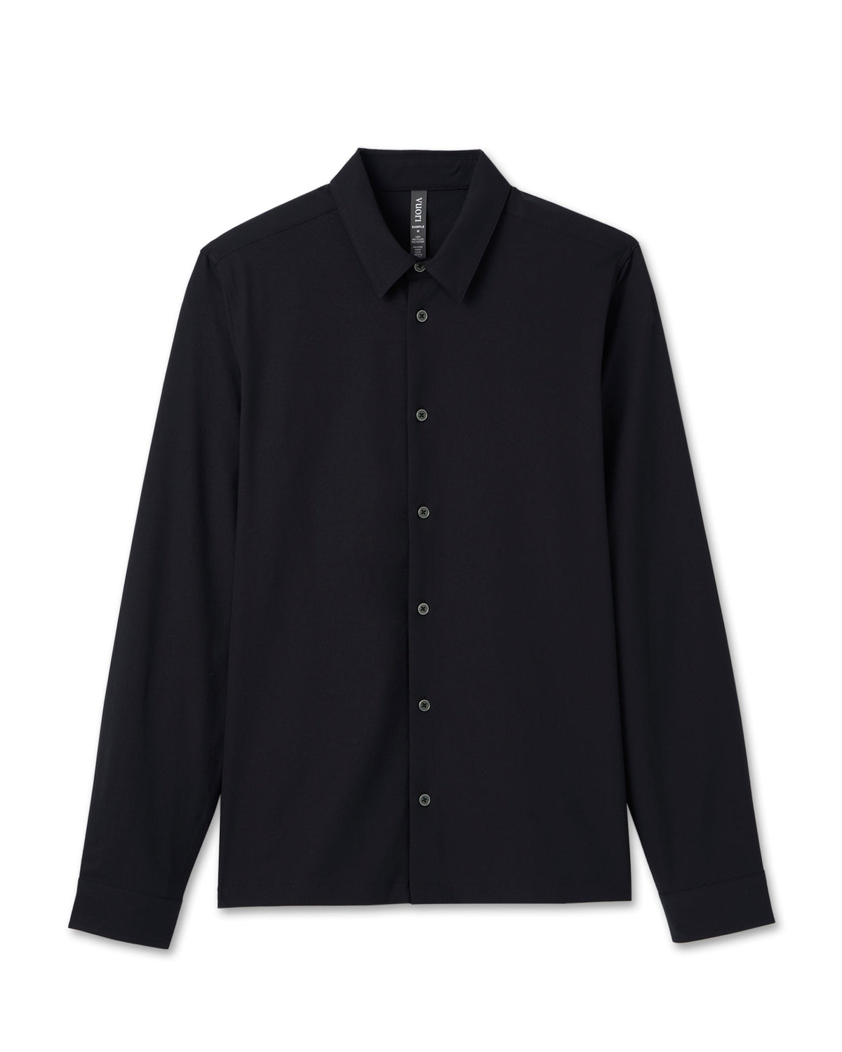 Men Vuori Long Sleeve Manhattan Button Down Men's Black Shirt