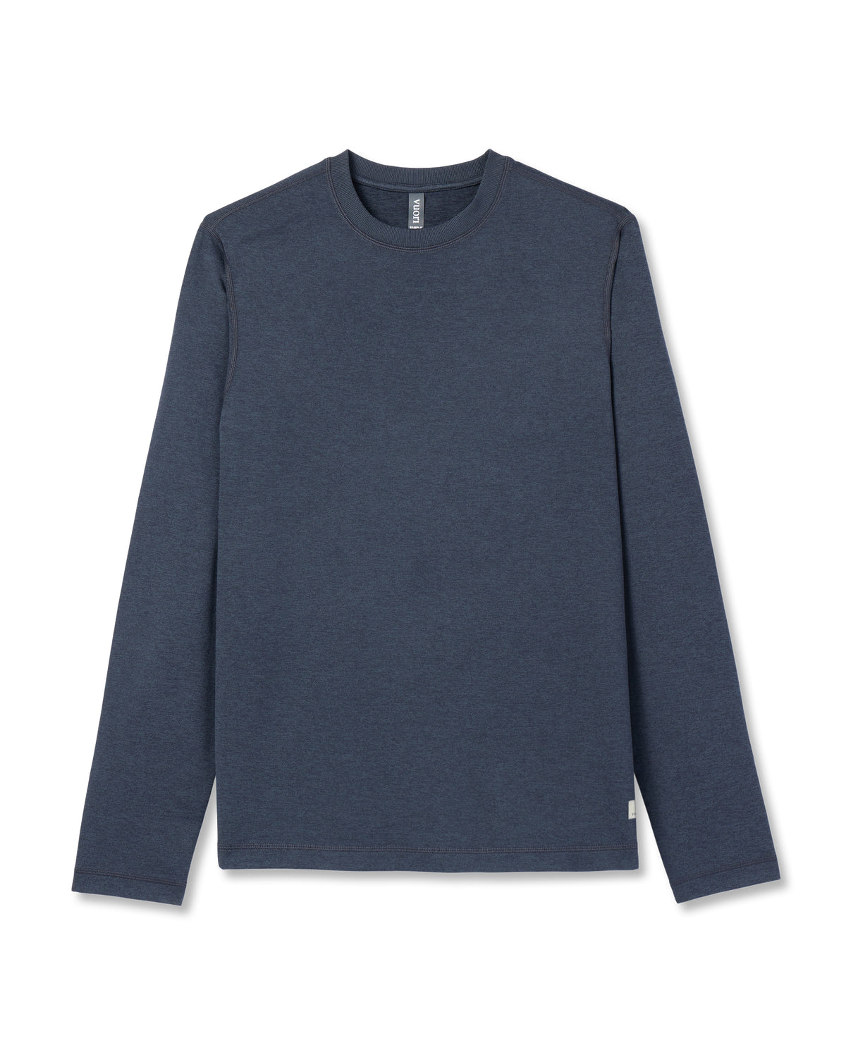 Men Vuori Long Sleeve Ponto Performance Tee Midnight Heather