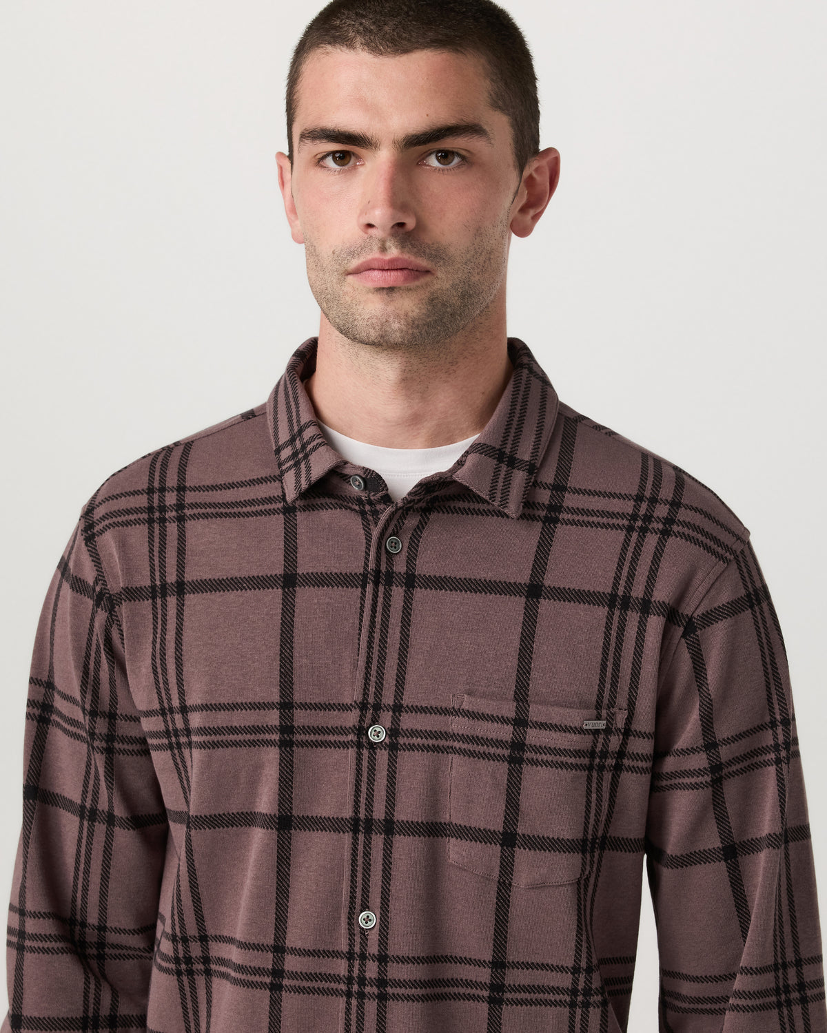 Men Vuori Seaview Plaid Button Down Shirt Men's Huckleberry Shirt