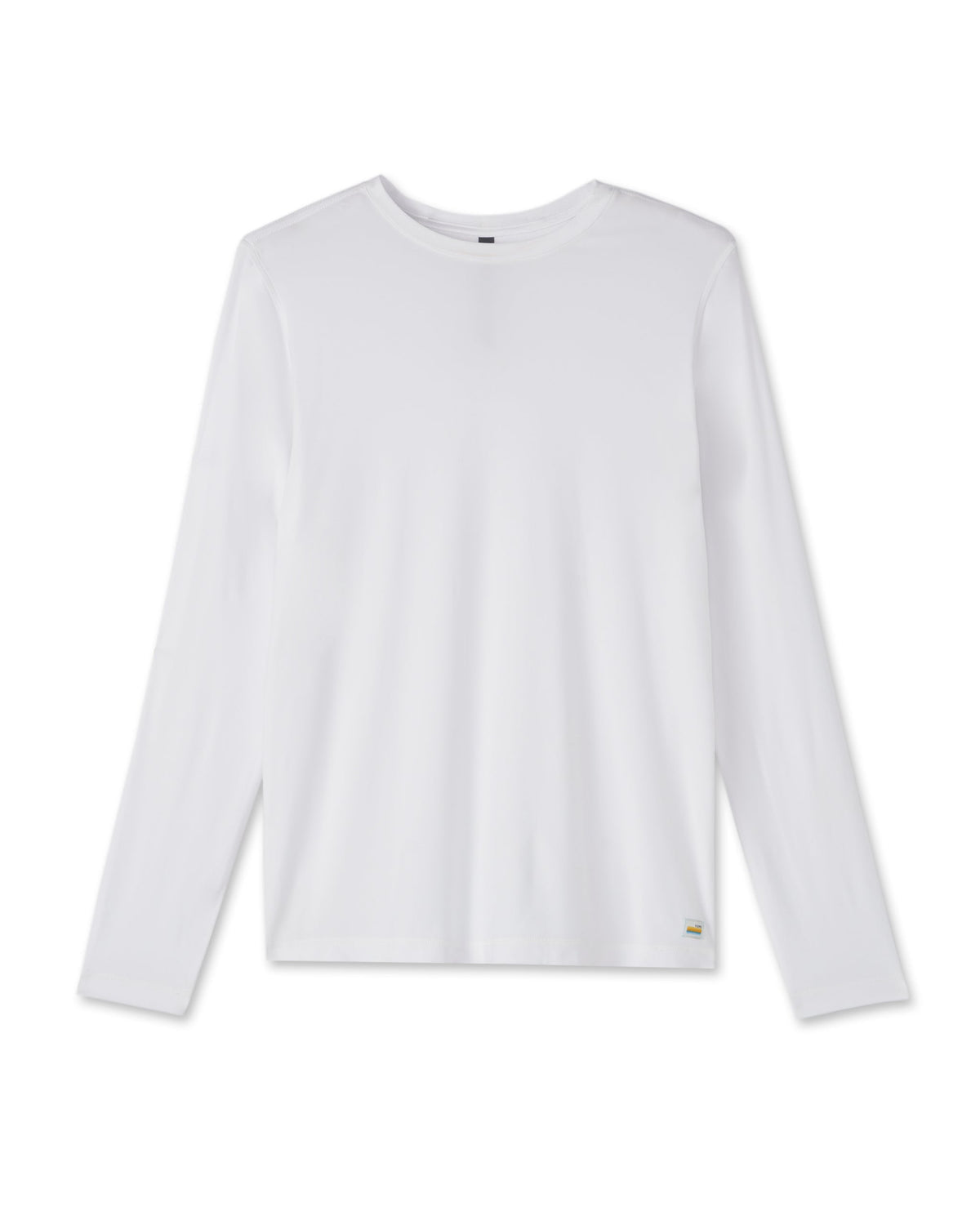 Men Vuori Long Sleeve Strato Tech Tee Men's White Shirt