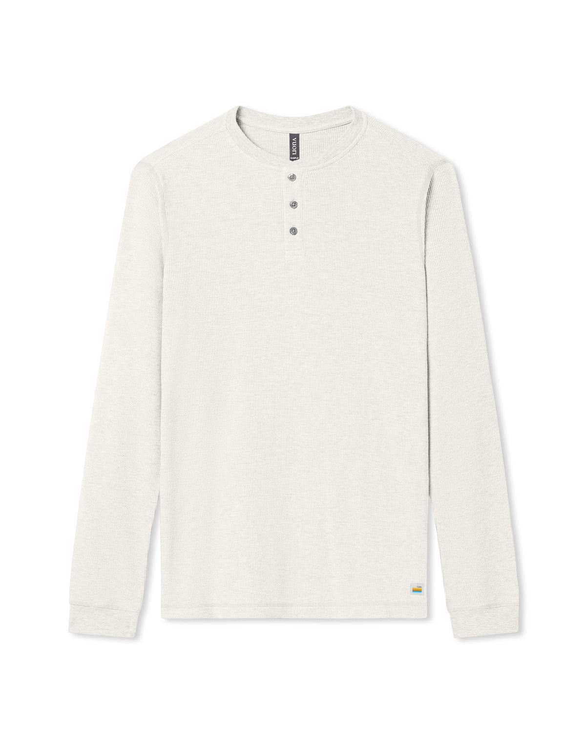 Men Vuori Waffle Henley Men's Marshmallow Henley Top