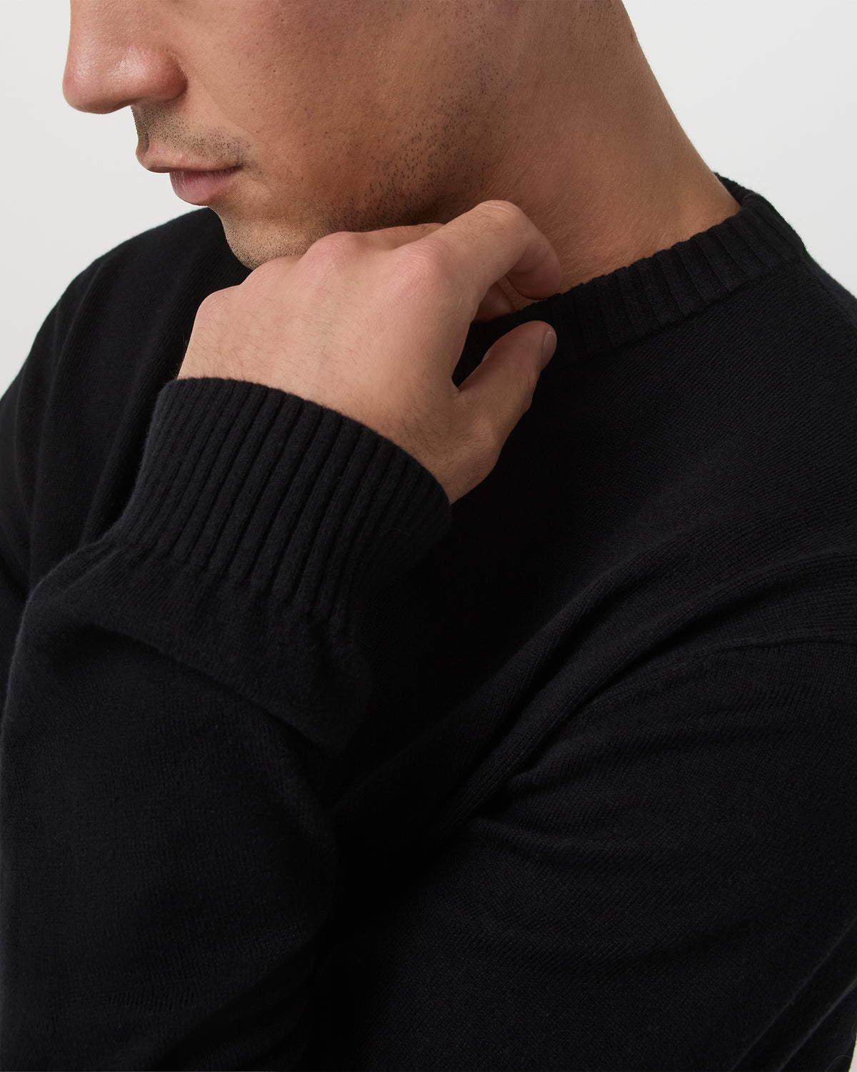 Men Vuori Fluent Sweater Men's Black Sweater