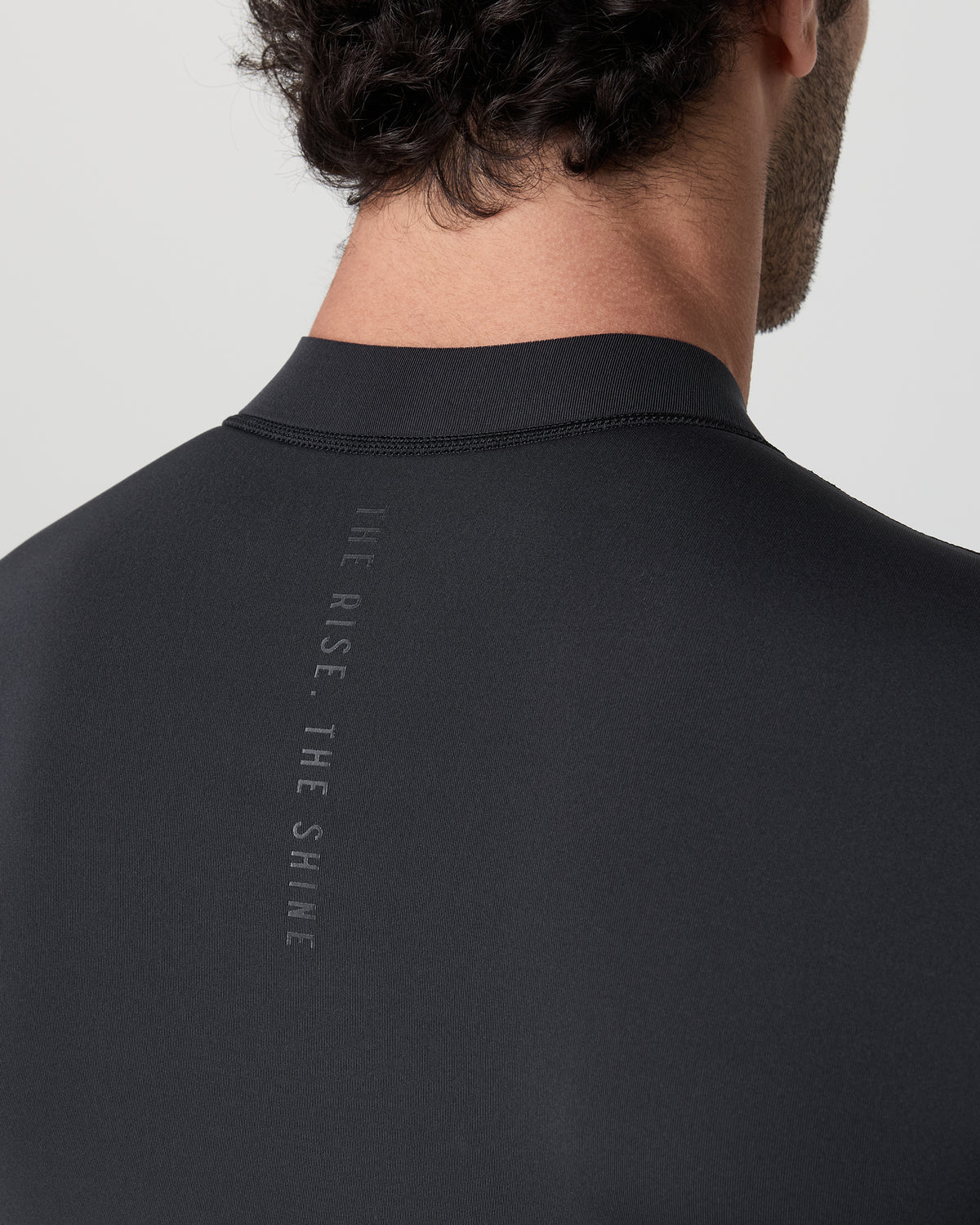Men Vuori Long Sleeve Yulex Wetsuit Top Washed Black