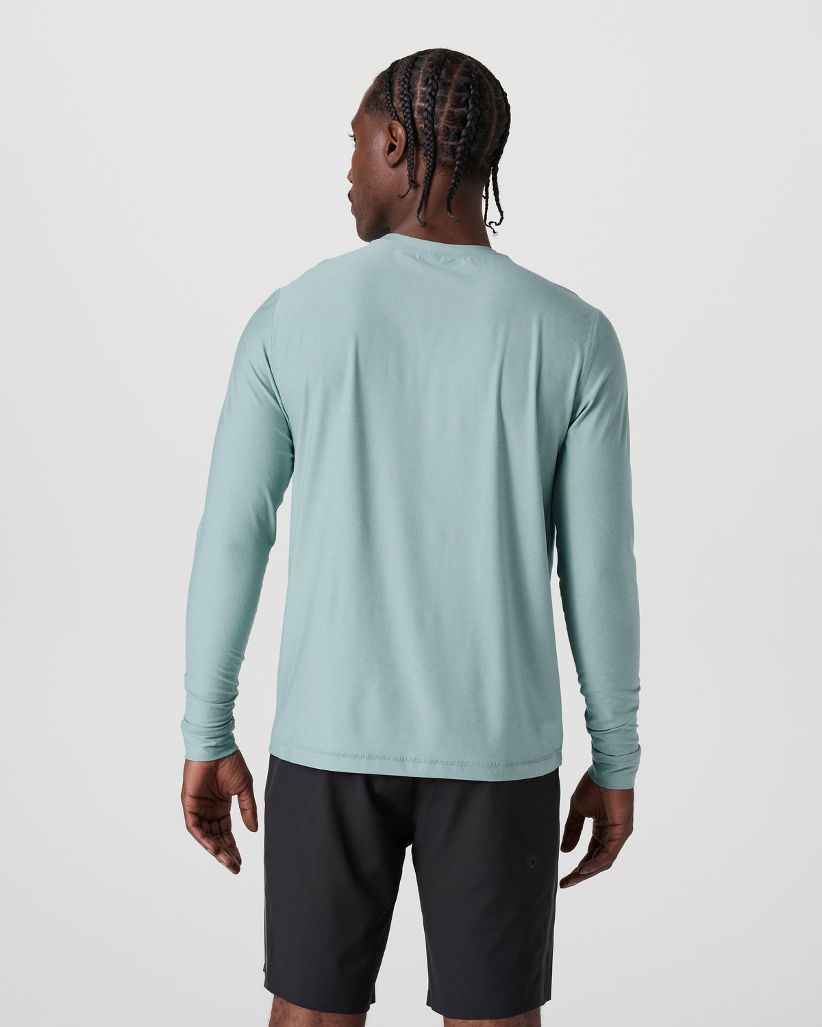 Men Vuori Uluwatu UPF Long Sleeve Sea Spray Heather