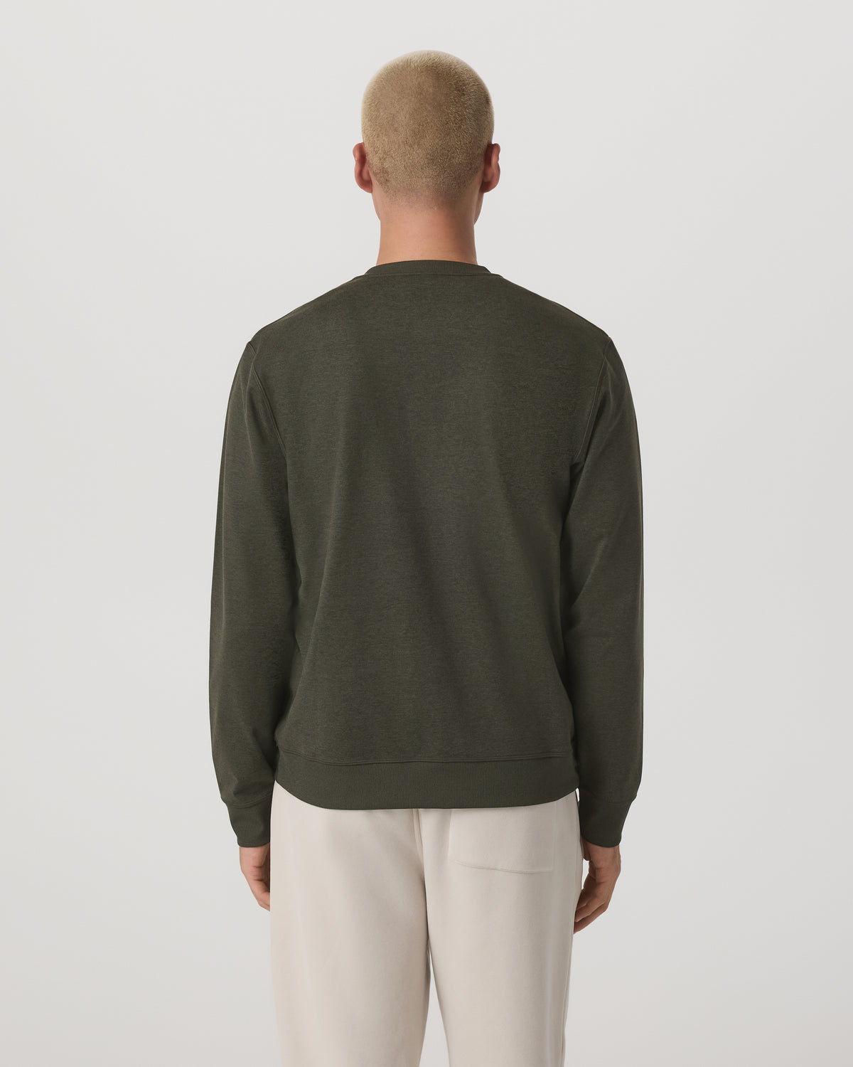 Men Vuori Long Sleeve Coronado Henley - Relaxed Oregano Heather
