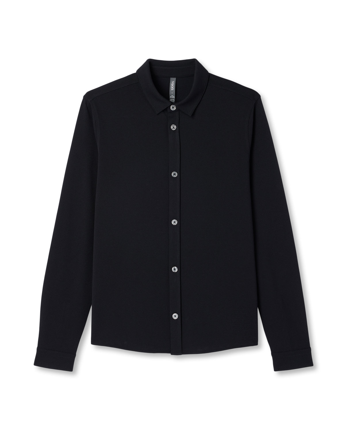 Men Vuori Long Sleeve North Beach Button Down Black
