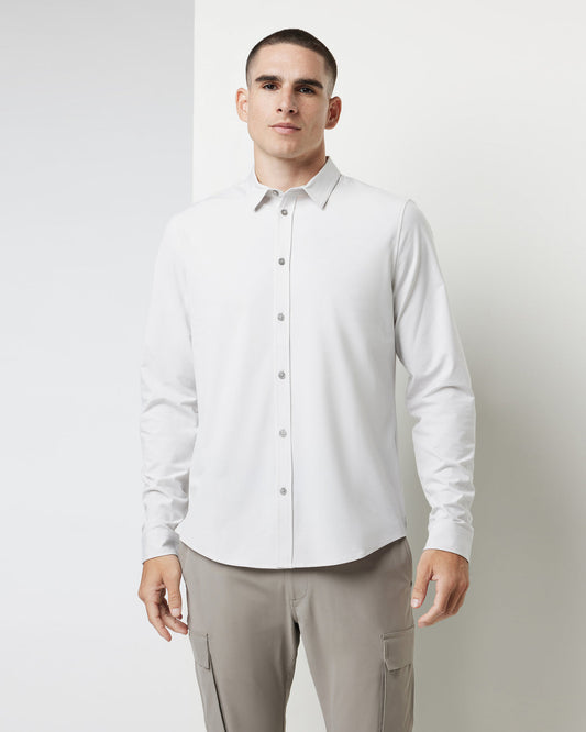 Men Vuori Long Sleeve Bridge Button Down Men's Salt Shirt