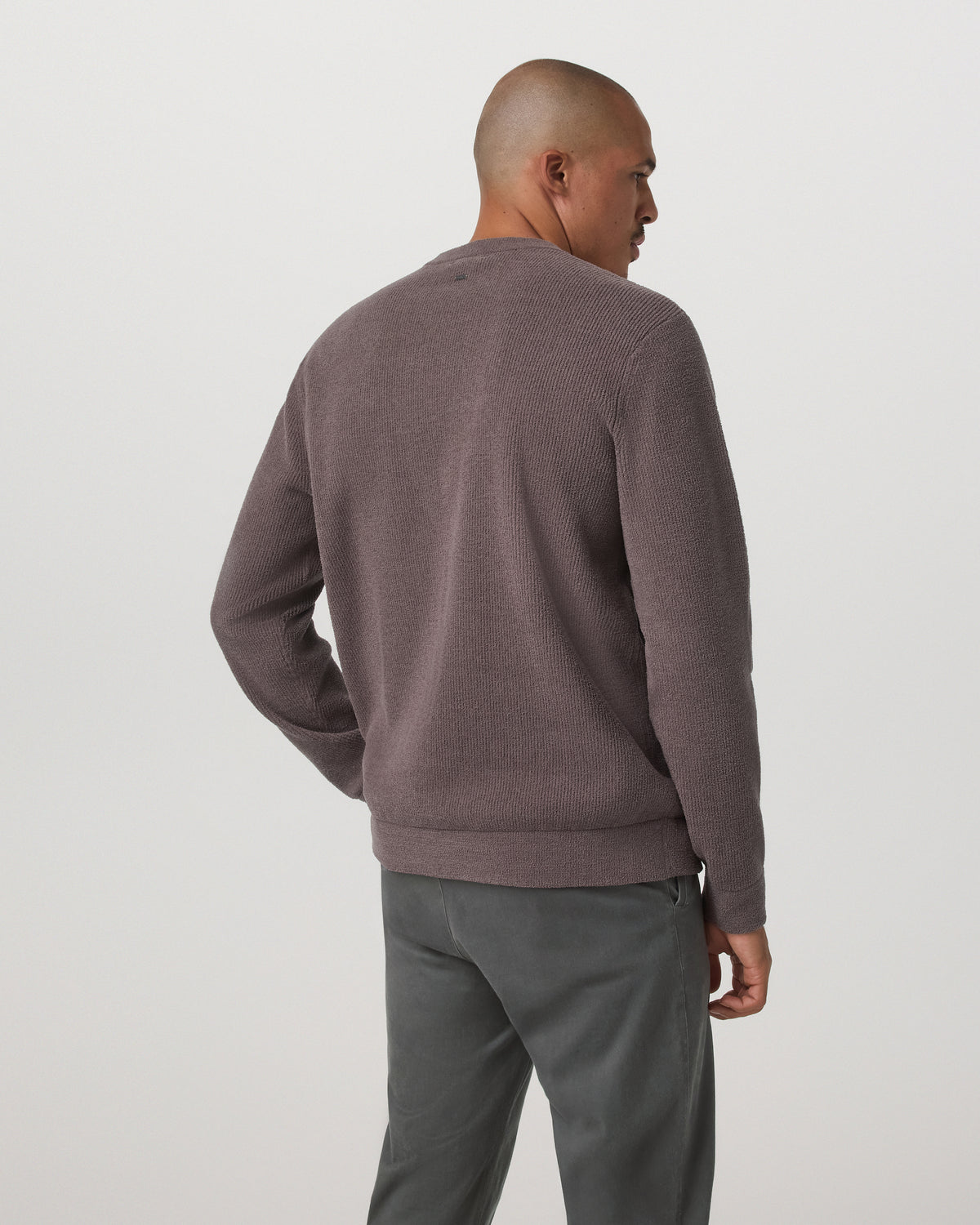 Men Vuori Midweight Rib Sweater Men's Timber Ribbed Knit Sweater