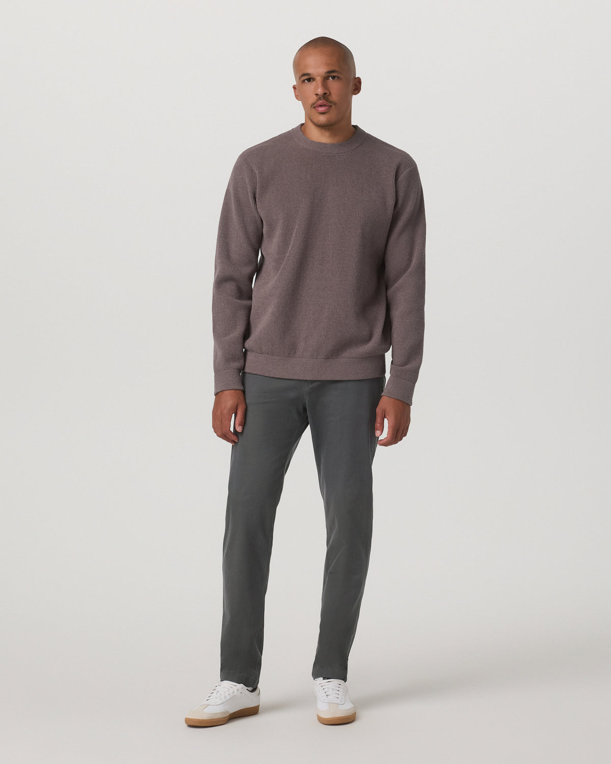 Men Vuori Midweight Rib Sweater Men's Timber Ribbed Knit Sweater
