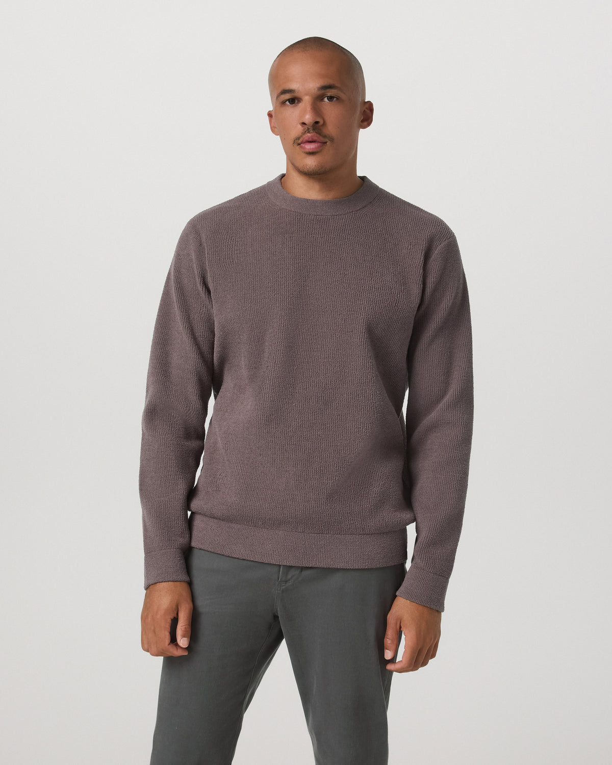 Men Vuori Midweight Rib Sweater Men's Timber Ribbed Knit Sweater