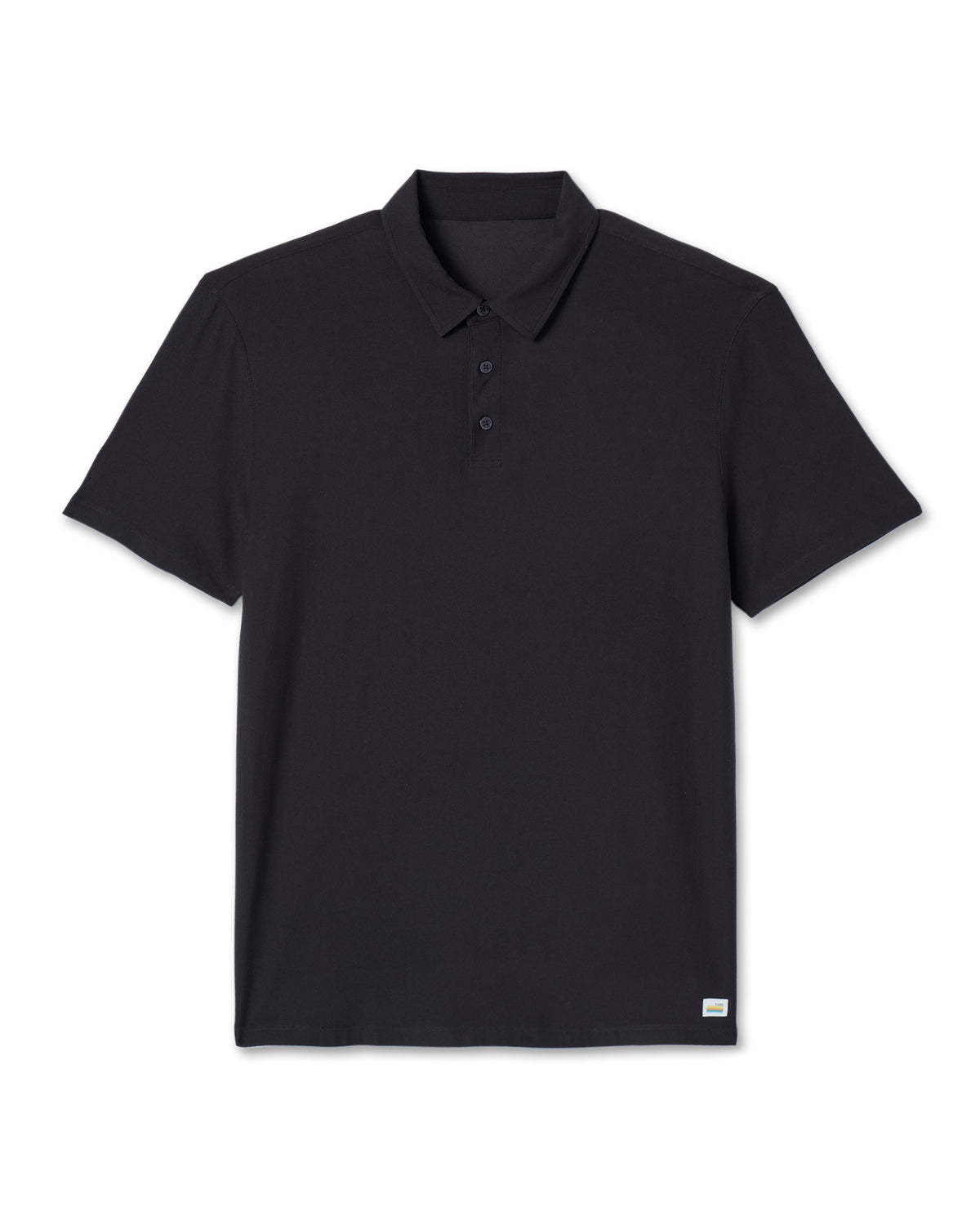 Men Vuori Strato Tech Polo Men's Black Polo Shirt