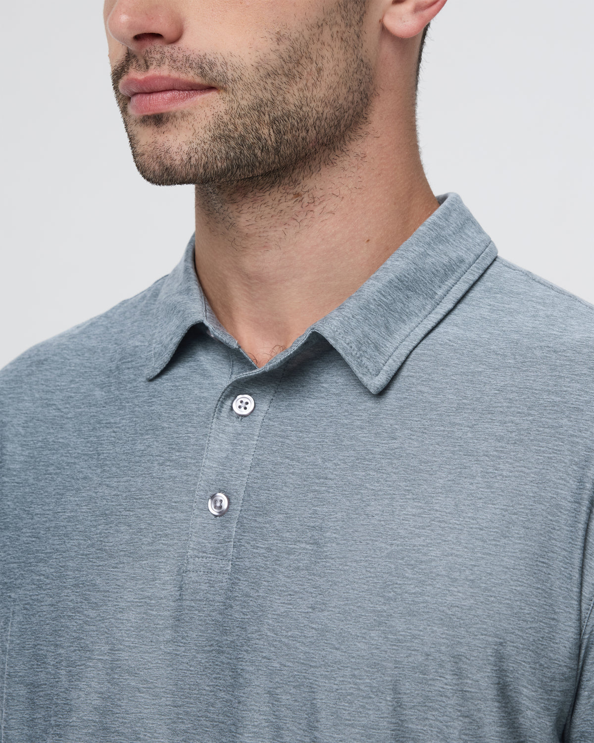 Men Vuori Strato Tech Polo Men's Mist Heather Polo
