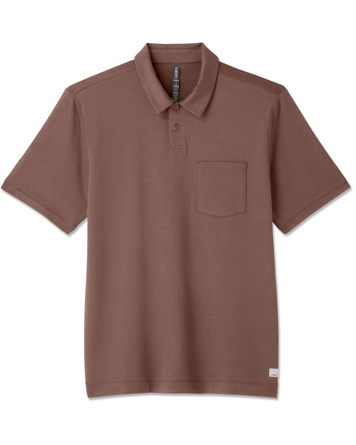 Men Vuori Short Sleeve Ponto Performance Polo Sable Heather