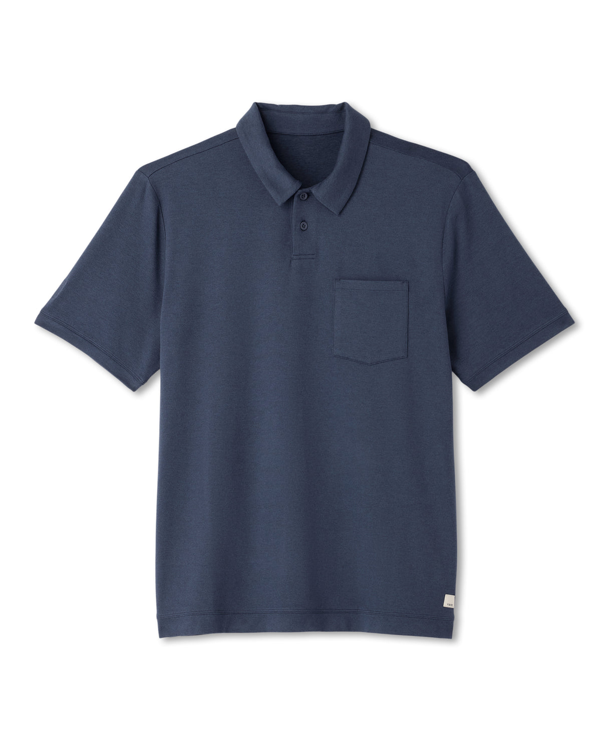 Men Vuori Short Sleeve Ponto Performance Polo Azure Heather