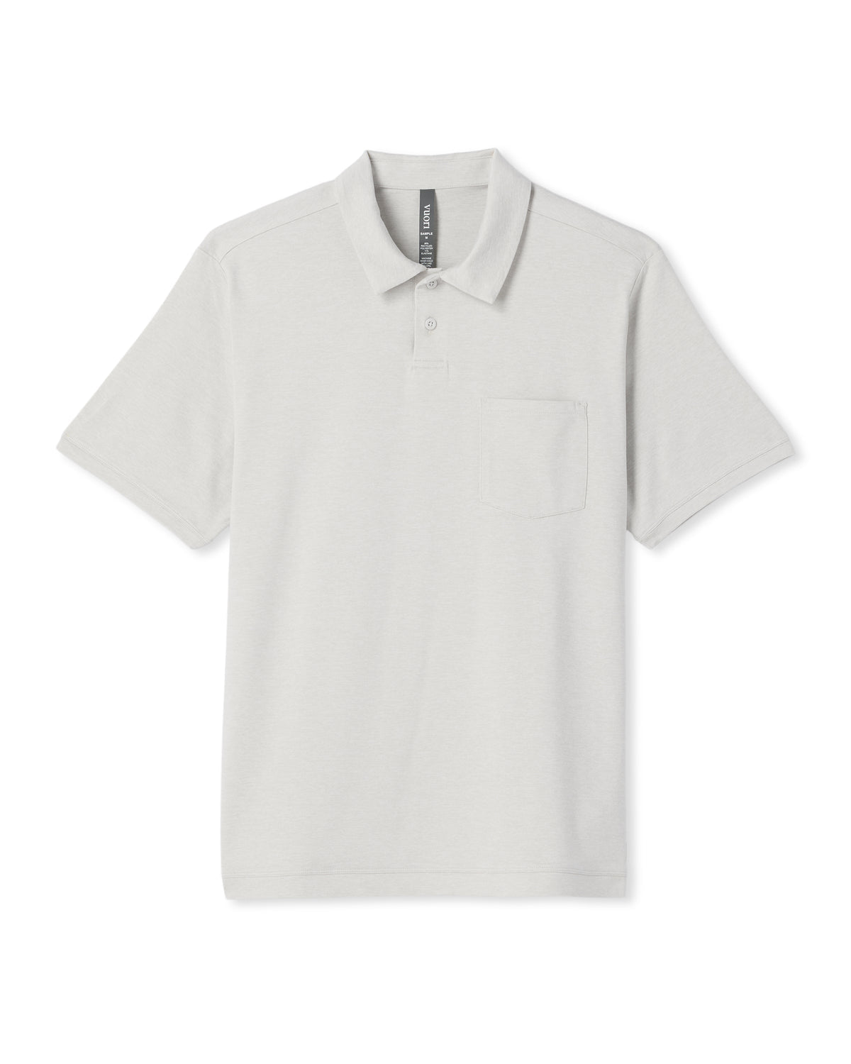 Men Vuori Men's Short Sleeve Ponto Performance Polo Salt Heather
