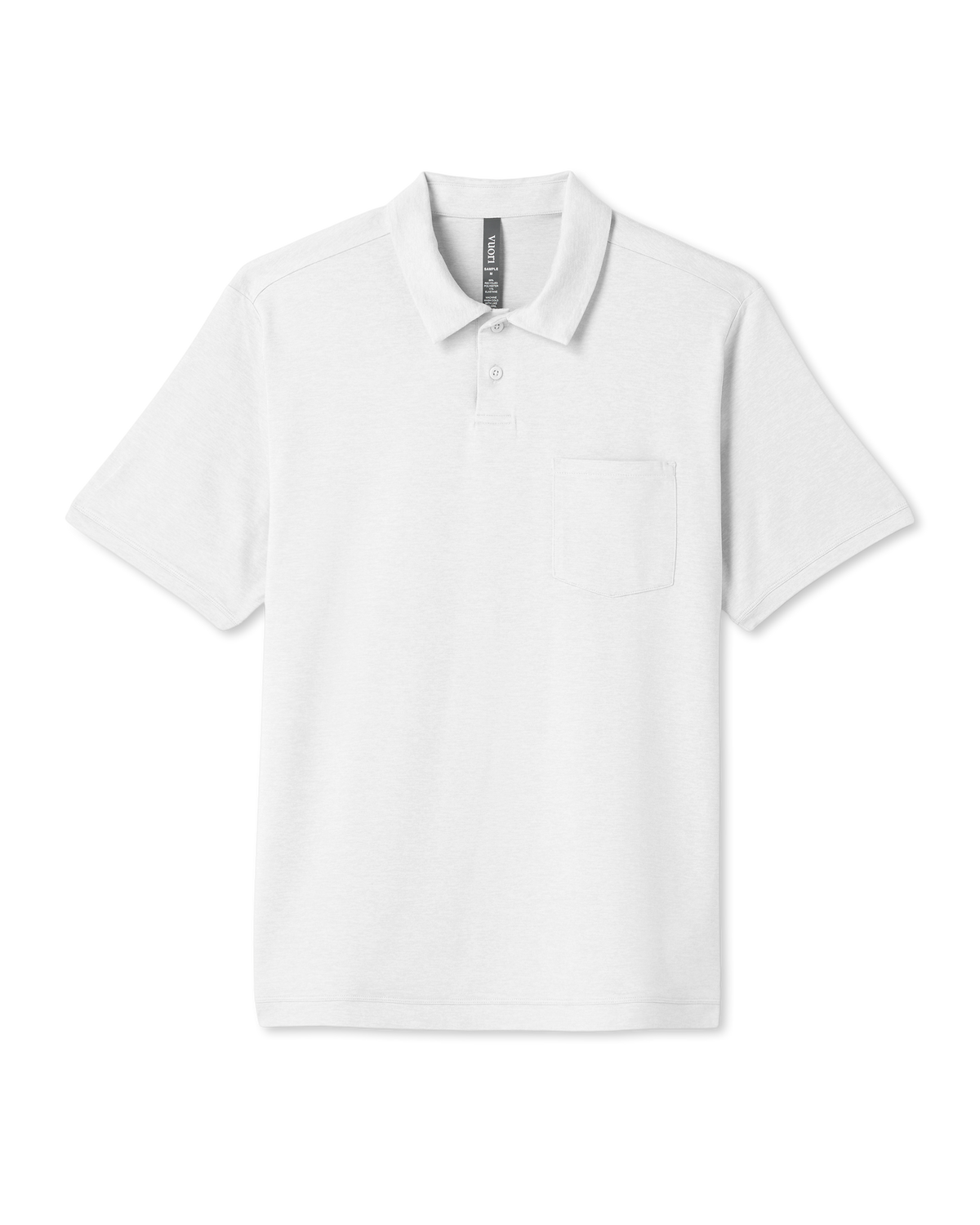 Men Vuori Men's Short Sleeve Ponto Performance Polo White