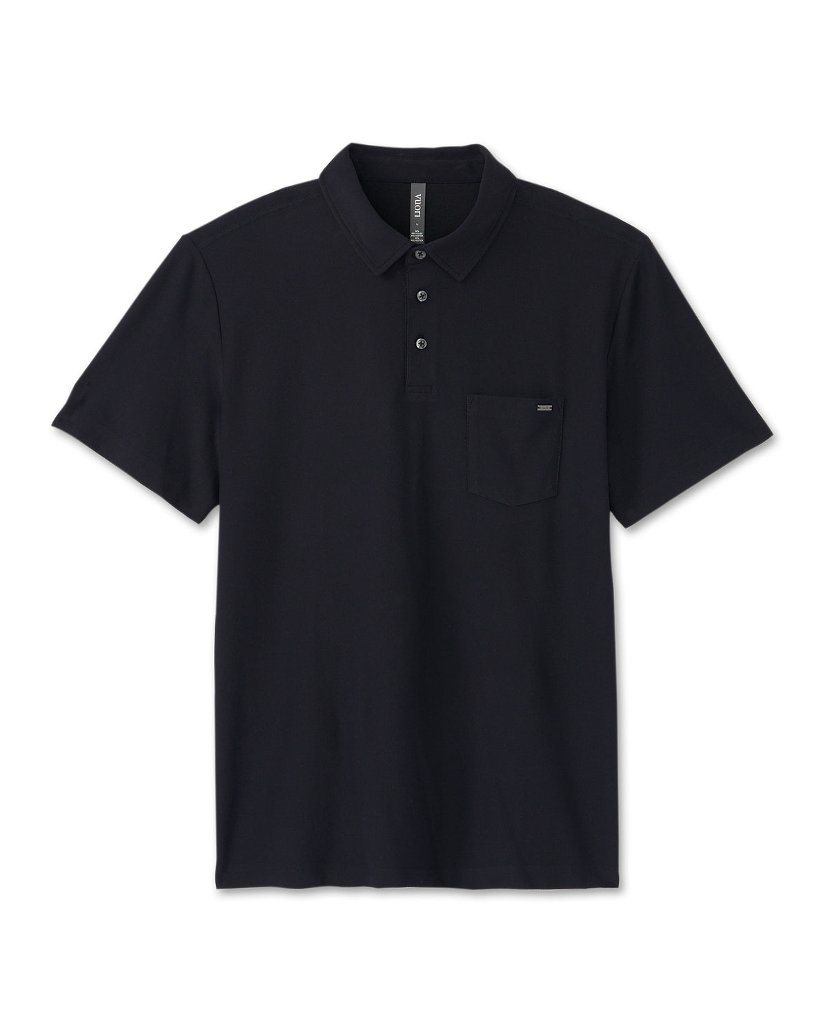 Men Vuori Ace Polo Men's Black Polo Clothing