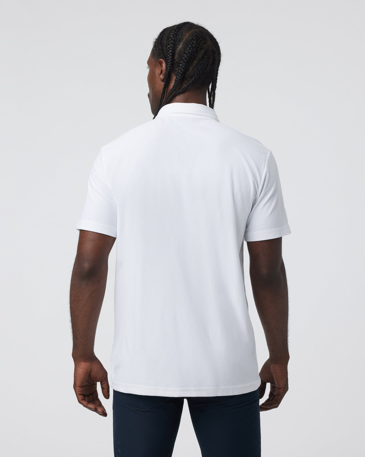 Men Vuori Ace Polo Men's White Polo Shirt