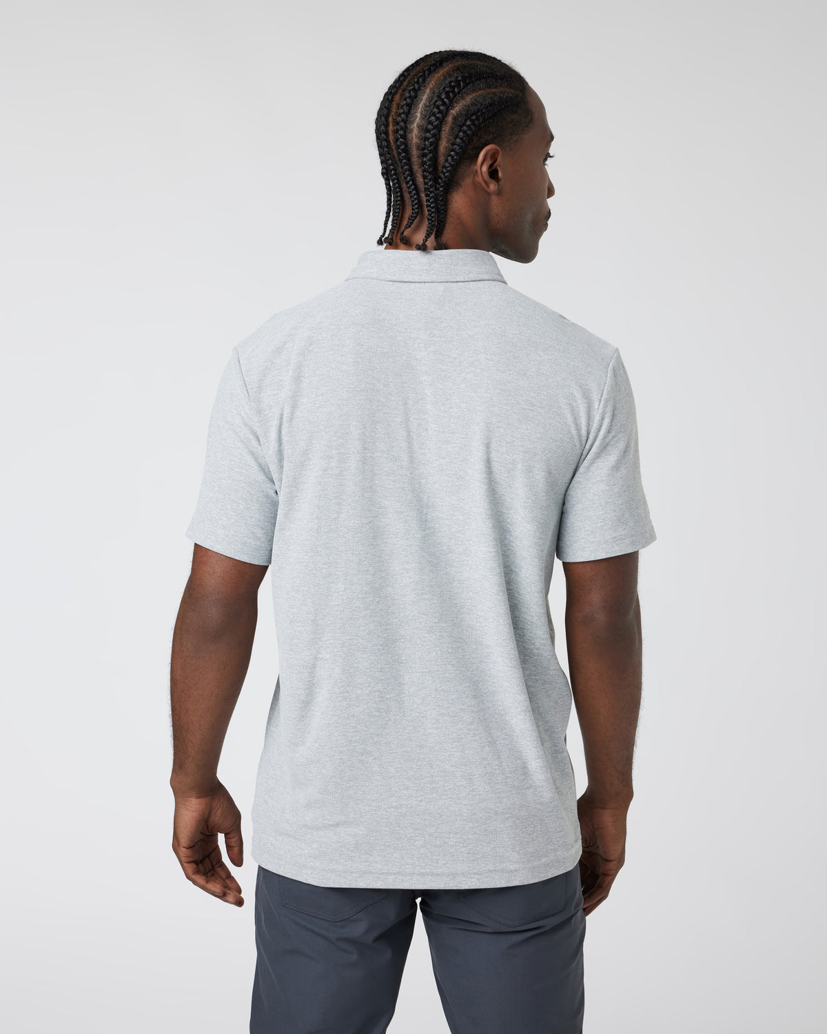 Men Vuori Ace Polo Men's Light Grey Polo