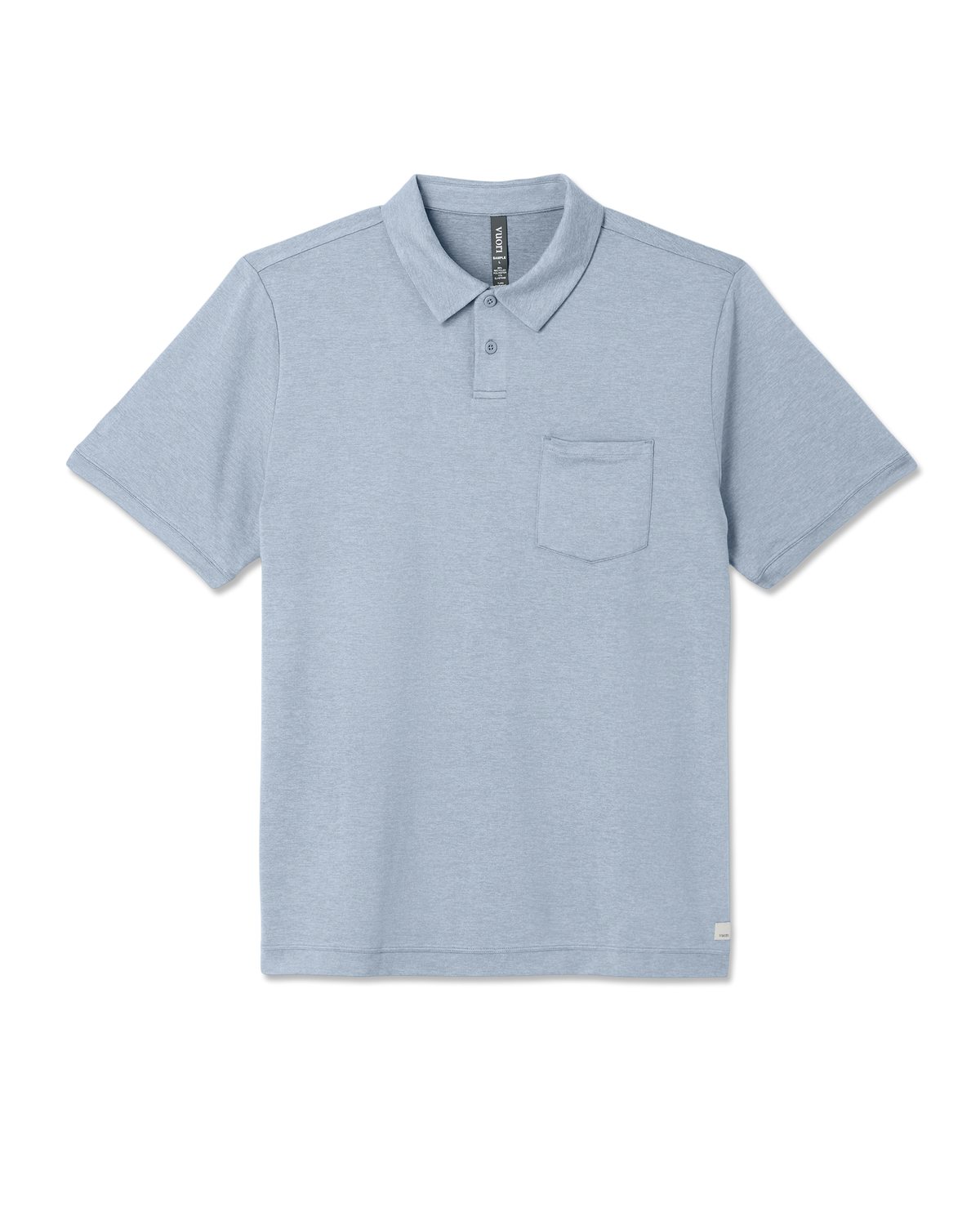 Men Vuori Short Sleeve Ponto Performance Polo Blue Dusk Heather