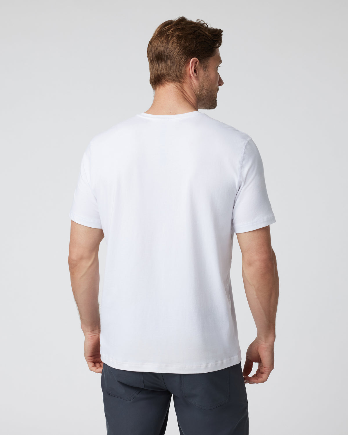 Men Vuori Short Sleeve Ever Henley Men's White Henley T Shirt