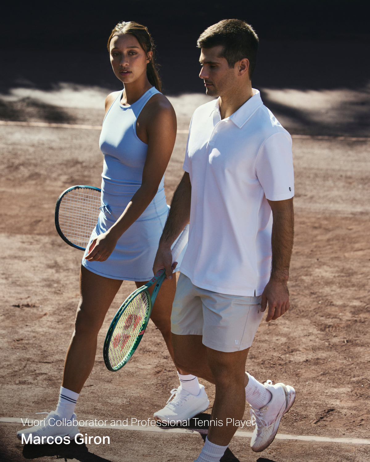 Men Vuori Gamepoint Polo Men's White Tennis Shirt