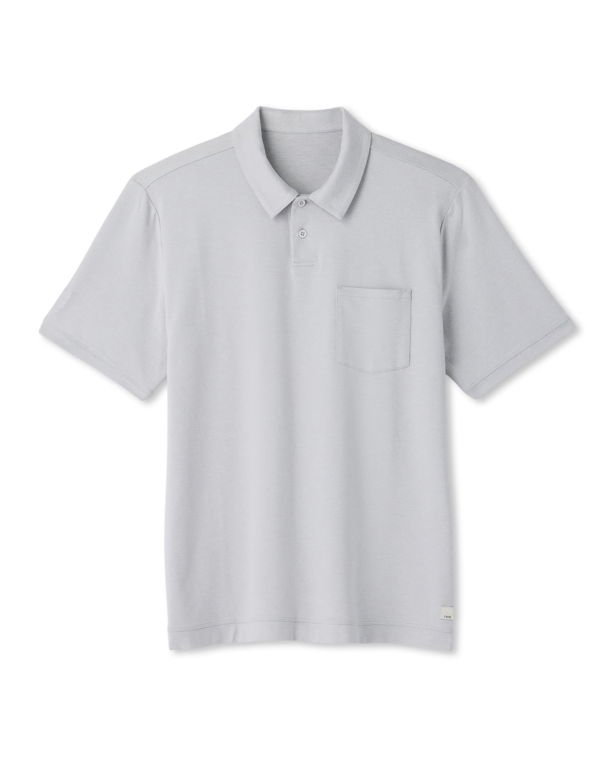 Men Vuori Short Sleeve Ponto Performance Polo Frost Grey Heather