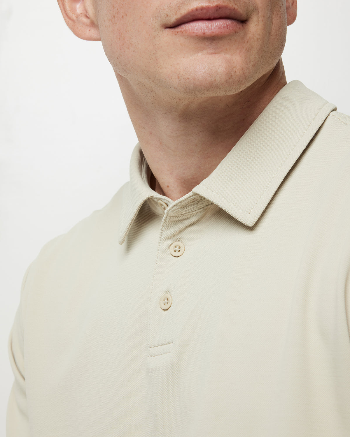 Men Vuori Gamepoint Polo Men's Cashew Tennis Polo