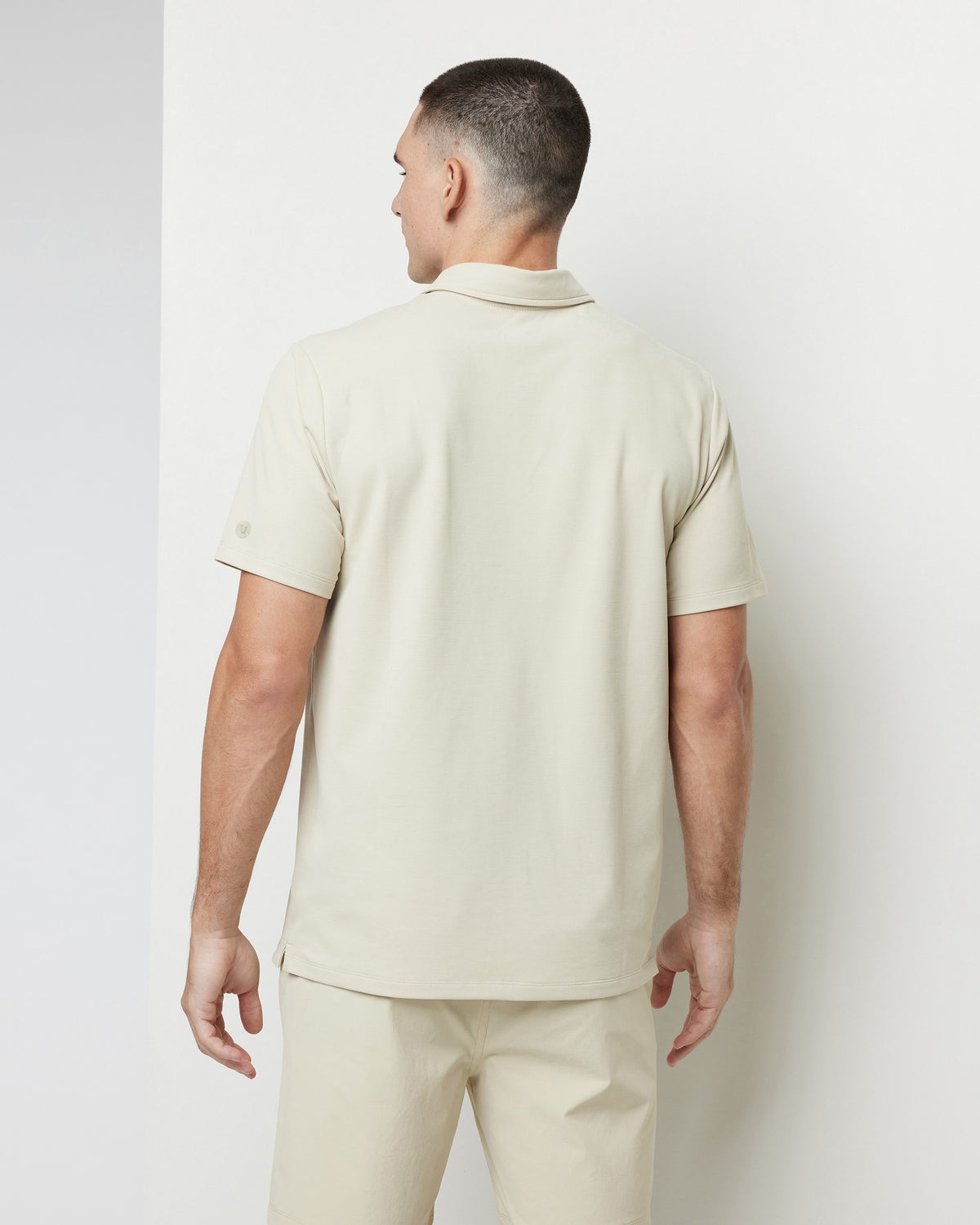 Men Vuori Gamepoint Polo Men's Cashew Tennis Polo