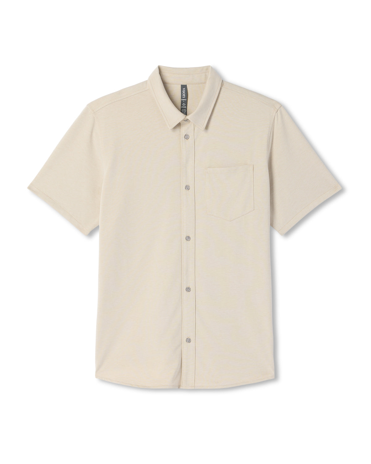 Men Vuori Short Sleeve Knit Oxford Button Down - Classic Fit Trench