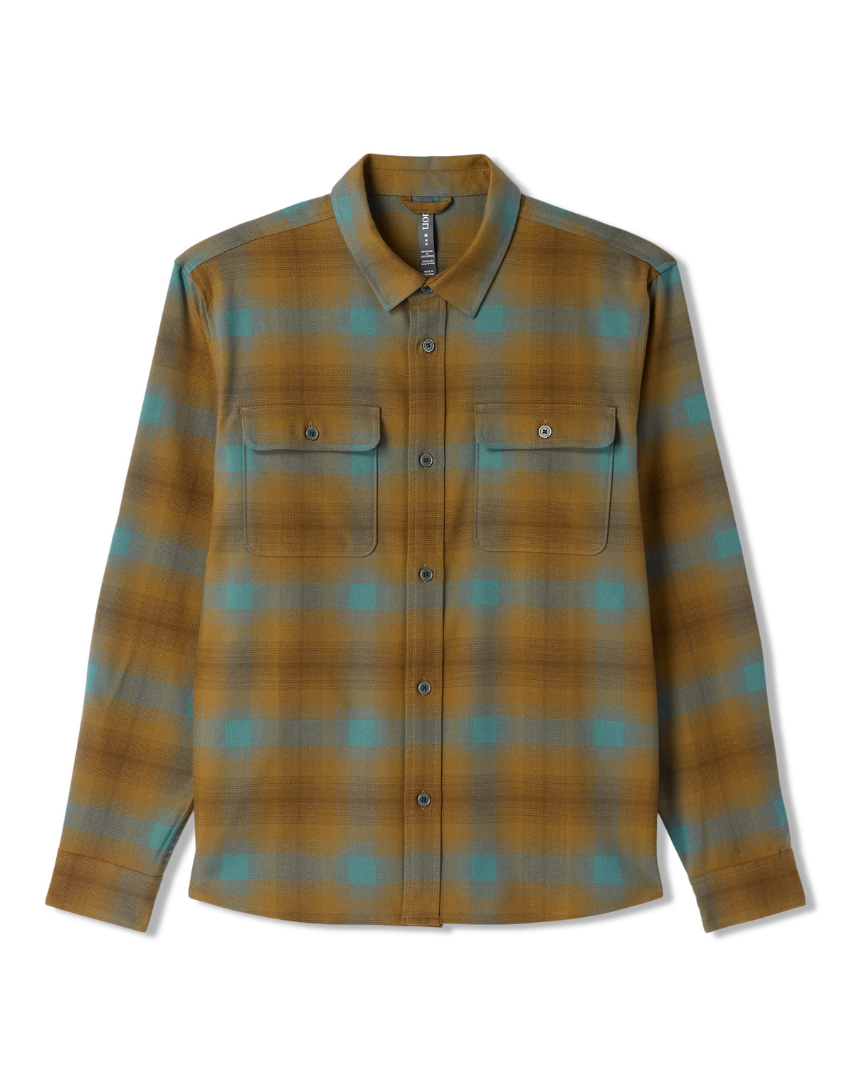 Men Vuori Long Sleeve Flannel Button Down Men's Bluegrass Shirt