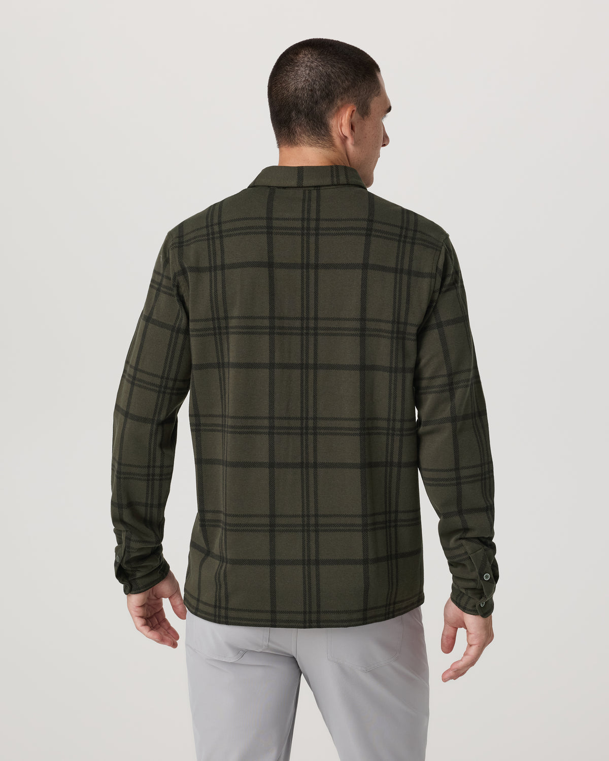 Men Vuori Seaview Plaid Button Down Shirt Dark Oregano Shirt