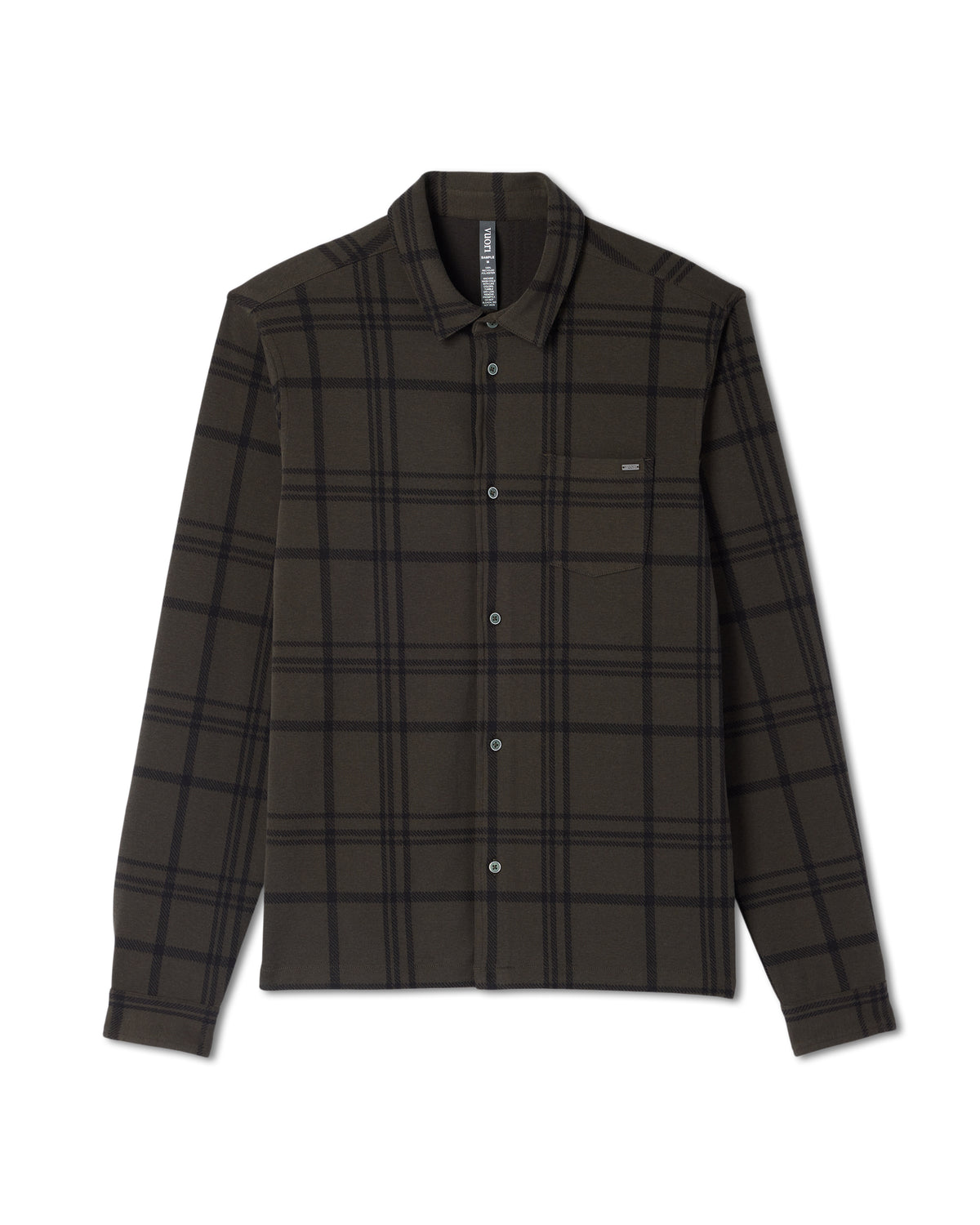 Men Vuori Seaview Plaid Button Down Shirt Dark Oregano Shirt
