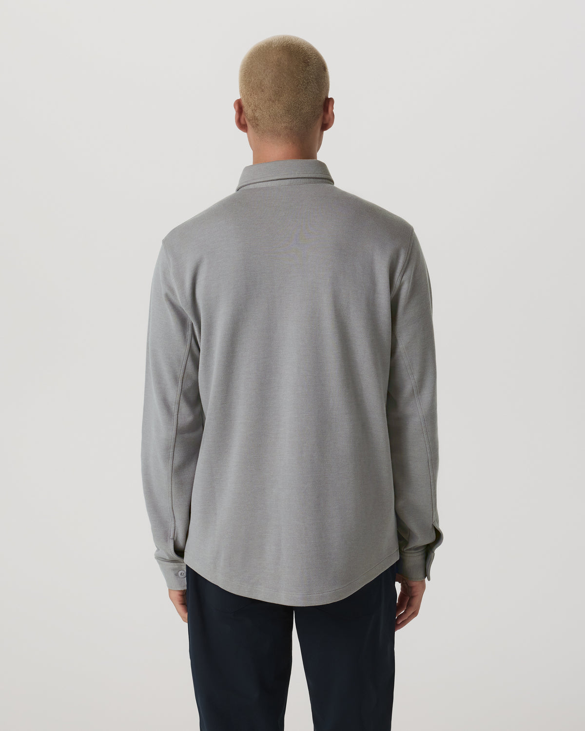 Men Vuori Jeffreys Overshirt Men's Grey Button-Up Shirt