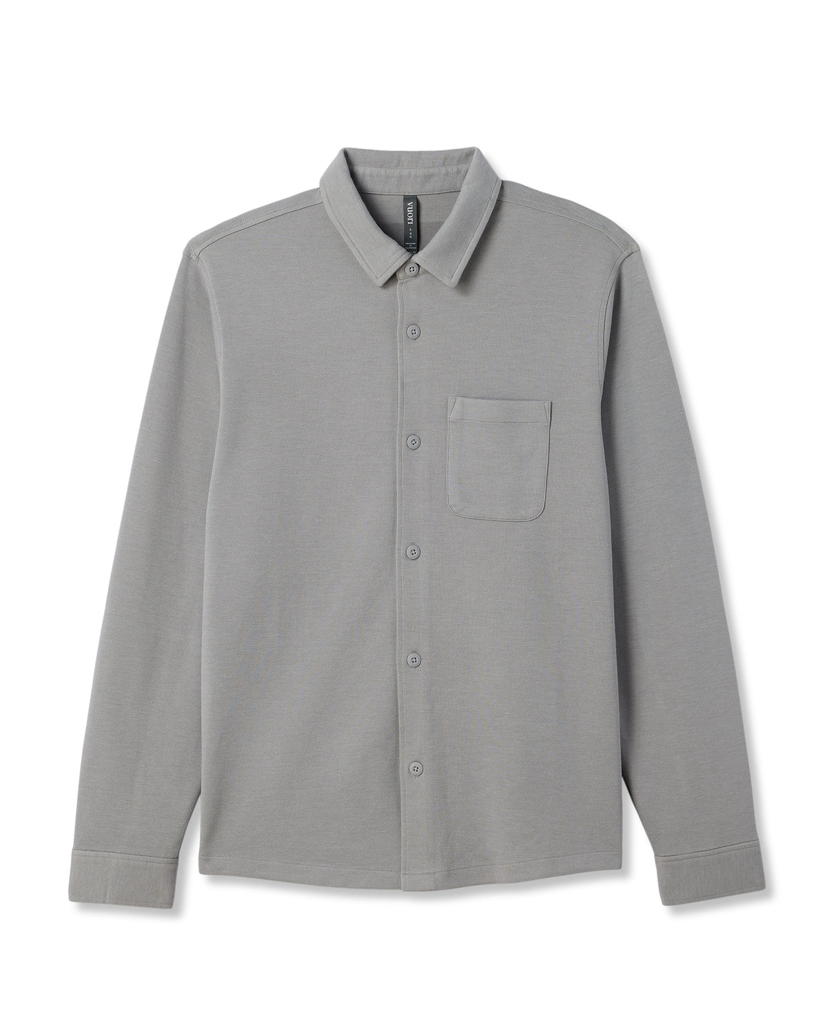 Men Vuori Jeffreys Overshirt Men's Grey Button-Up Shirt