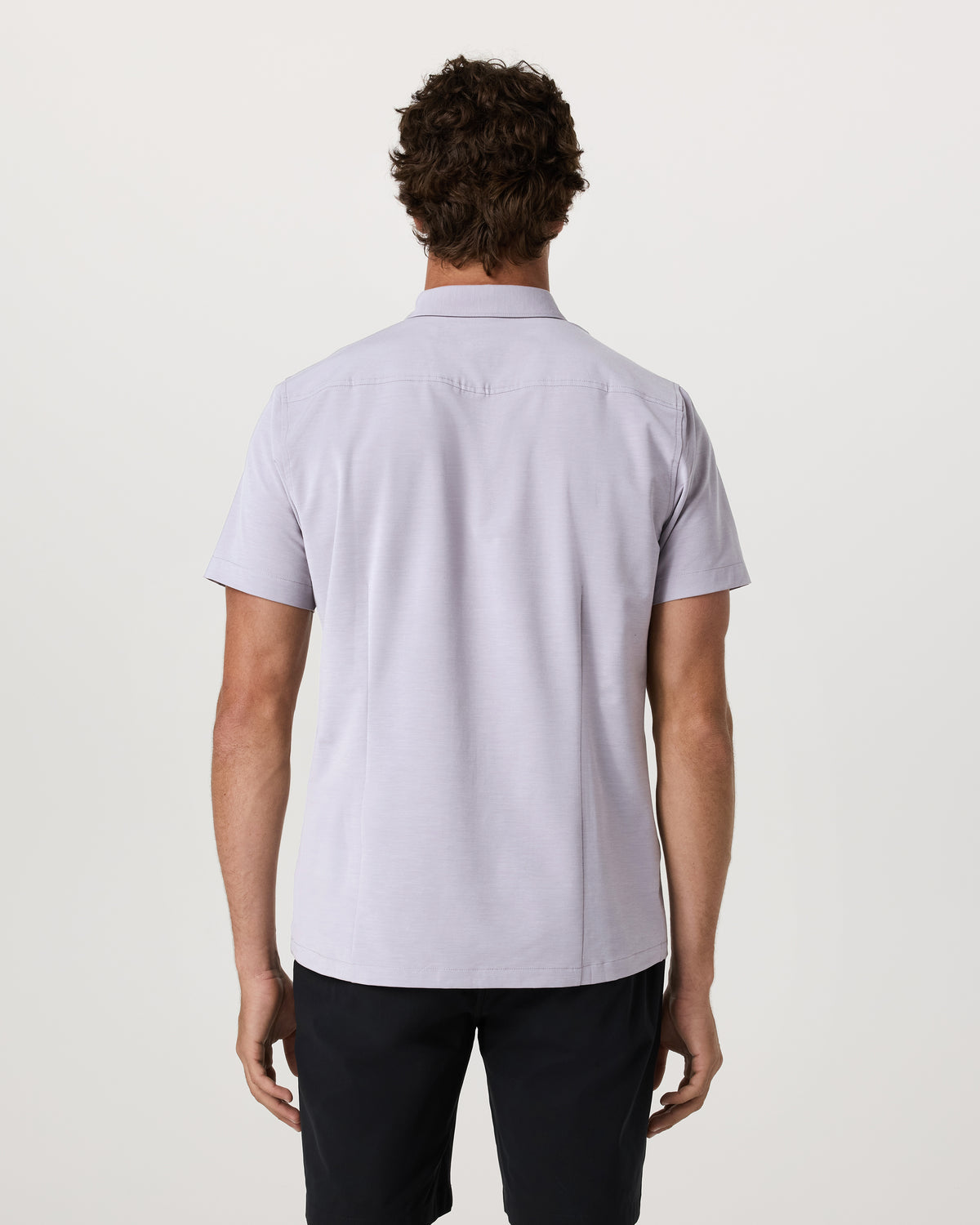 Men Vuori Short Sleeve Bridge Button Down Men's Cinder Shirt