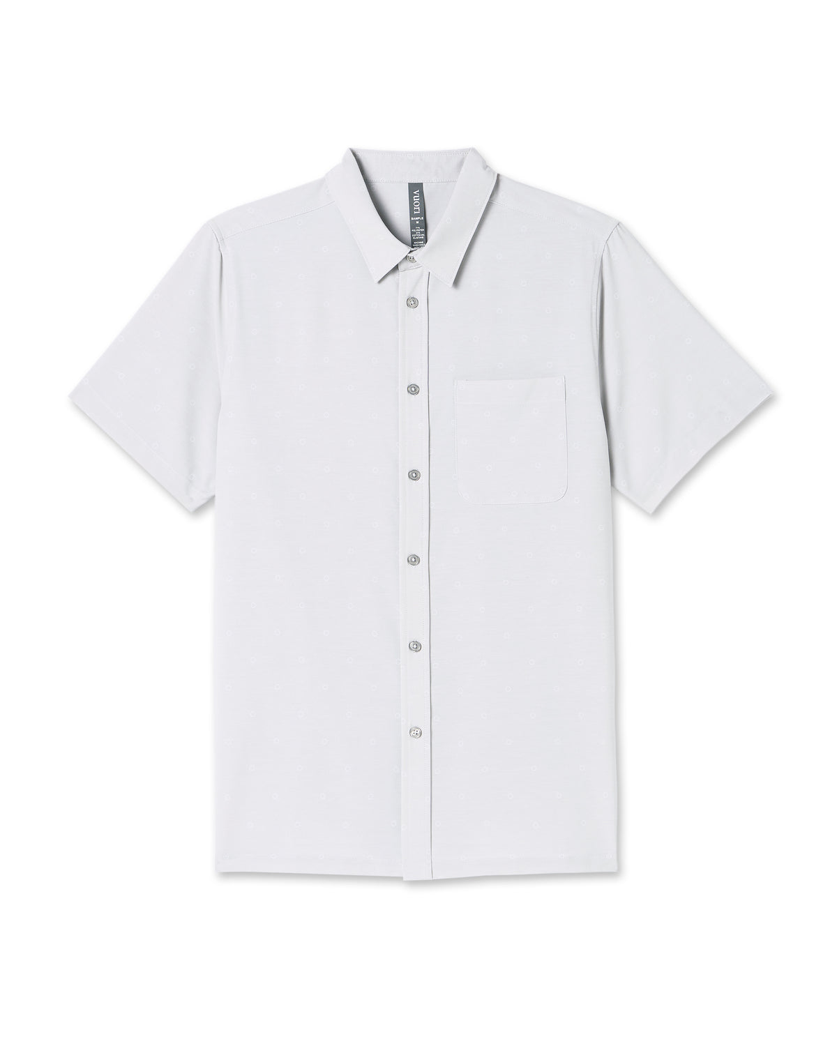 Men Vuori Short Sleeve Bridge Button Down Vapor Dot