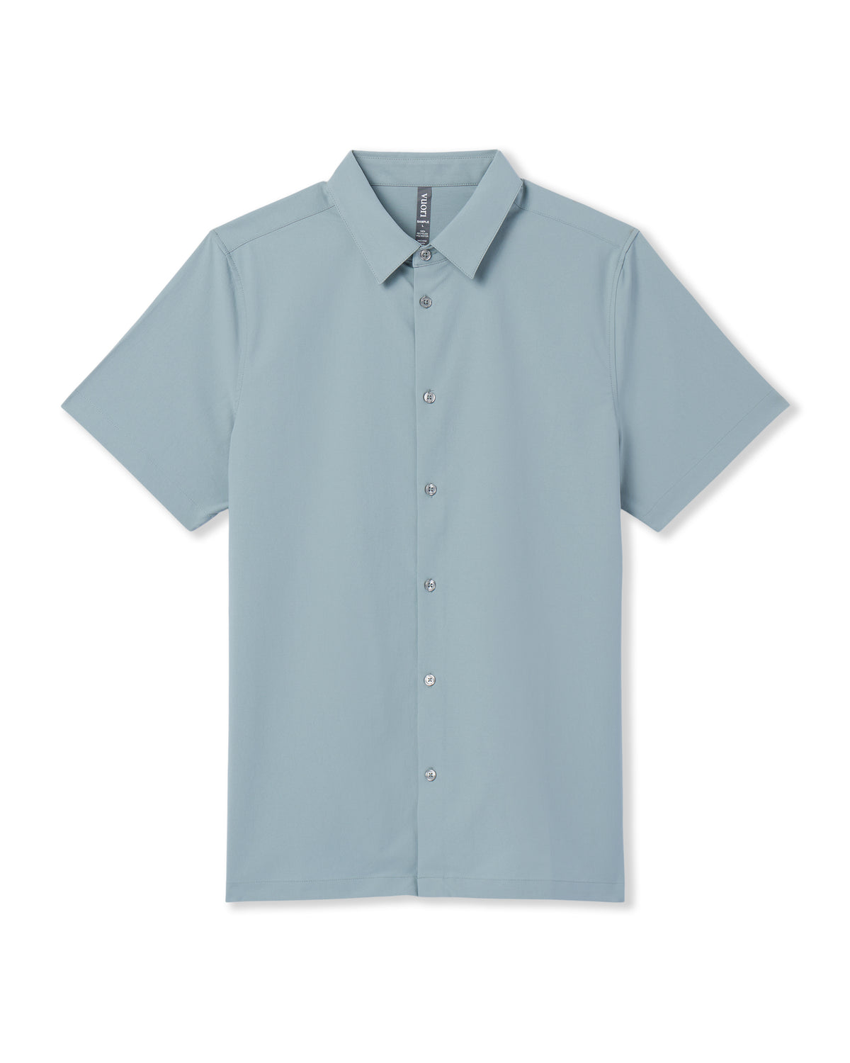 Men Vuori Short Sleeve Manhattan Button Down Men's Mist Shirt